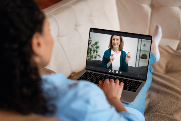 Virtual therapy session